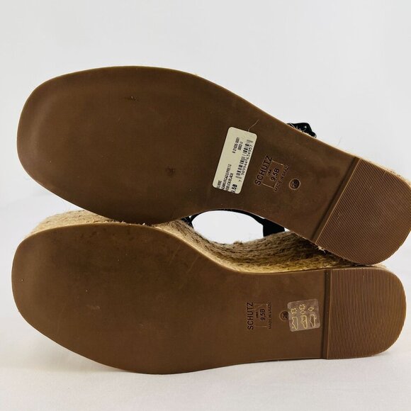 SCHUTZ Women's Blisse Ankle Strap Espadrille Platform Sandals Size 9.5 - Picture 10 of 13